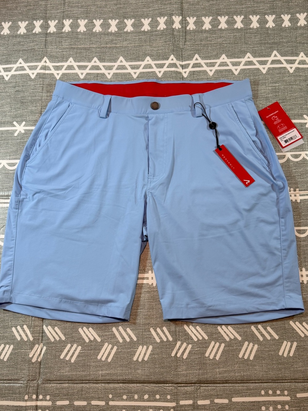 Redvanly Hanover Pull-On Shorts in Skydiver Blue